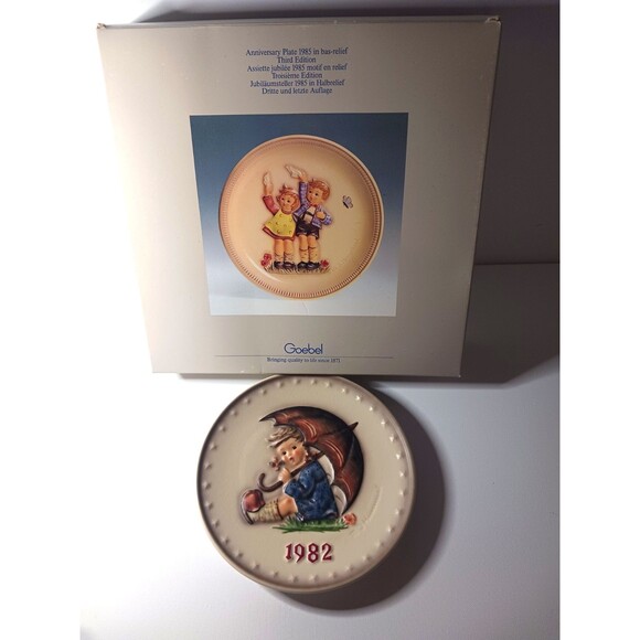 Goebel Hummel Lot 2 Anniversary Plates - Picture 2 of 11